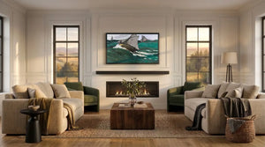 Anodized Black - Alloy Prismatic Samsung Frame TV Bezel
