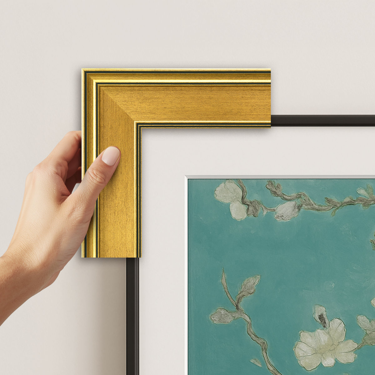 Antique Gold Deco Frame