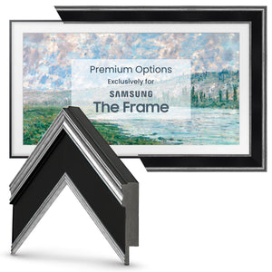 Antique Silver & Black Deco Frame