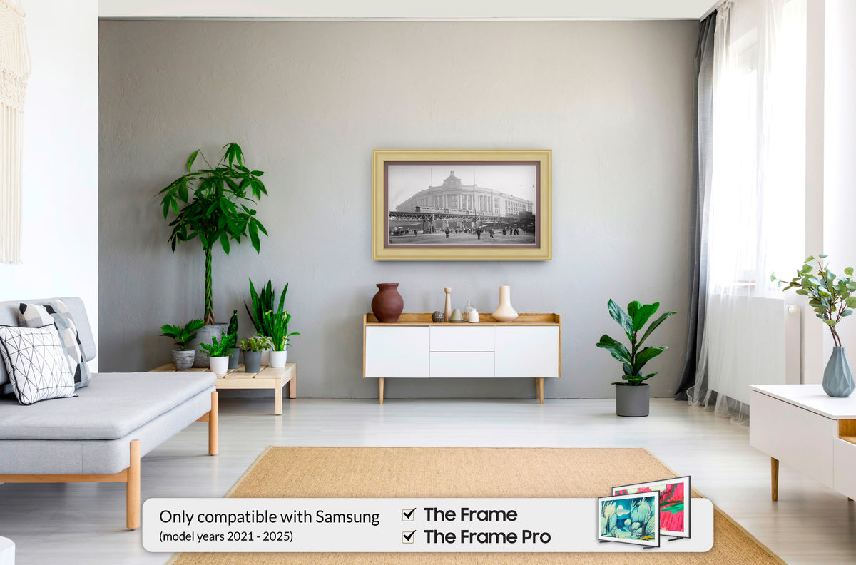 Antique White Deco Frame