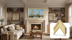 Antique White Deco Frame