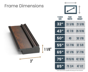 Burlwood Deco Frame