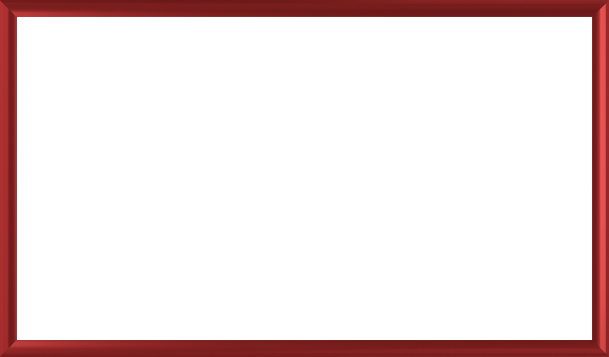 Candy Apple Red - Alloy Prismatic Samsung Frame TV Bezel