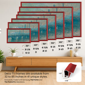 Candy Apple Red - Alloy Prismatic Samsung Frame Bezel