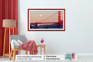 Candy Apple Red - Alloy Prismatic Samsung Frame Bezel