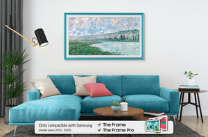 Caribbean Turquoise - Alloy Prismatic Samsung Frame Bezel