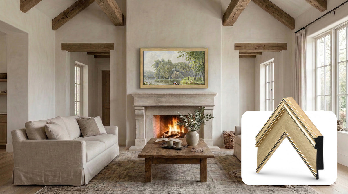 Champagne Deco Frame