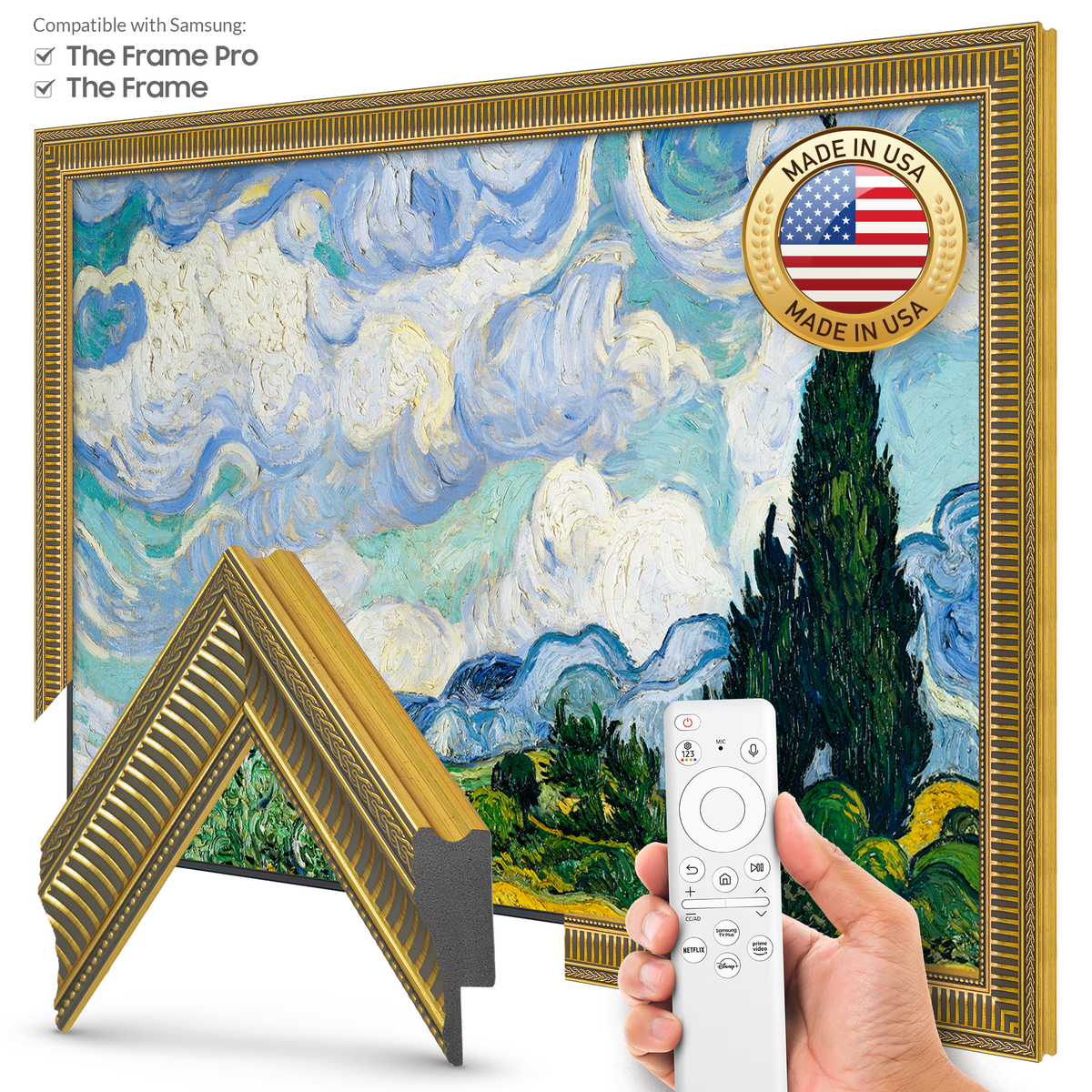 Empire Gold Deco Slim Frame