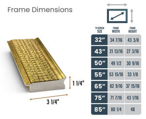 Gatsby Gold Deco Frame