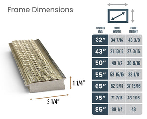 Gatsby Silver Deco Frame