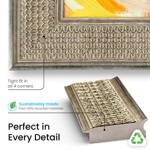 Gatsby Silver Deco Frame