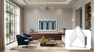 Gloss White Deco Frame