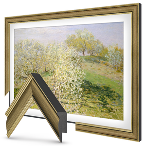 Industrial Brass Deco Slim Frame