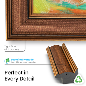 Industrial Copper Deco Slim Frame