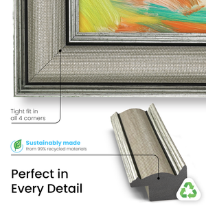 Industrial Nickel Deco Slim Frame