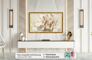 Modern Gold Leaf Deco Slim Frame