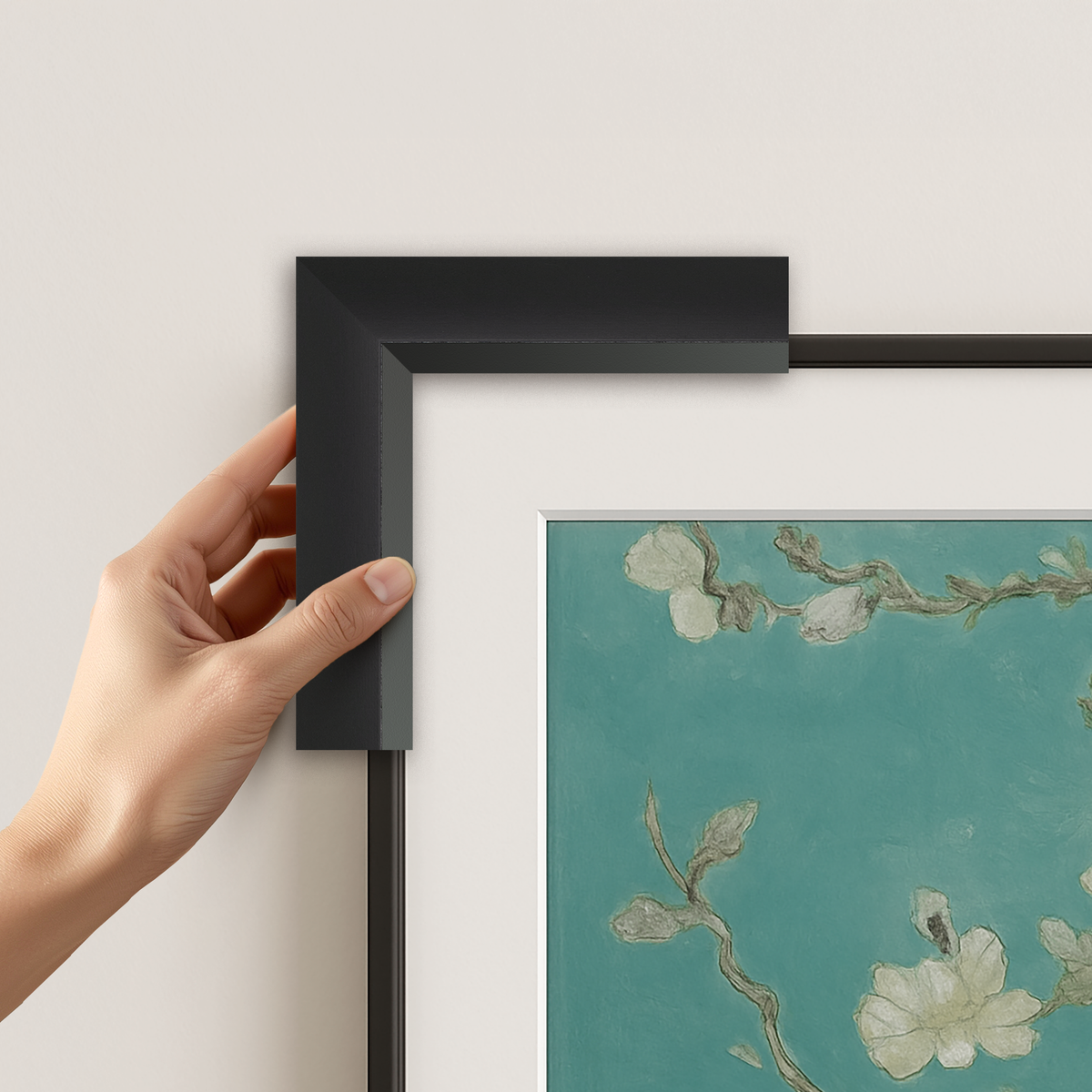 Modern Tuxedo Black Deco Slim Frame