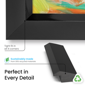 Modern Tuxedo Black Deco Slim Frame