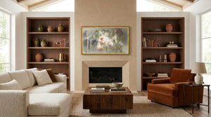 Modern Gold Leaf Deco Slim Frame