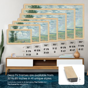 Museum Maple Deco Slim Frame