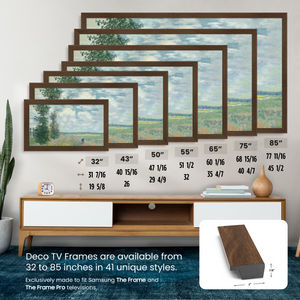 Museum Walnut Deco Slim Frame