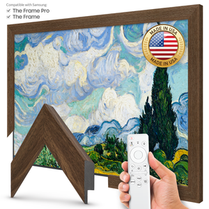 Museum Walnut Deco Slim Frame