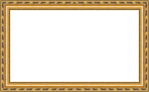 Deco TV Frames Samsung the Frame TV  Ornate Gold