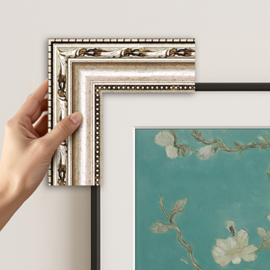 Ornate Silver Deco Frame