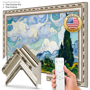 Ornate Silver Deco Frame