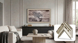 Ornate Silver Deco Frame