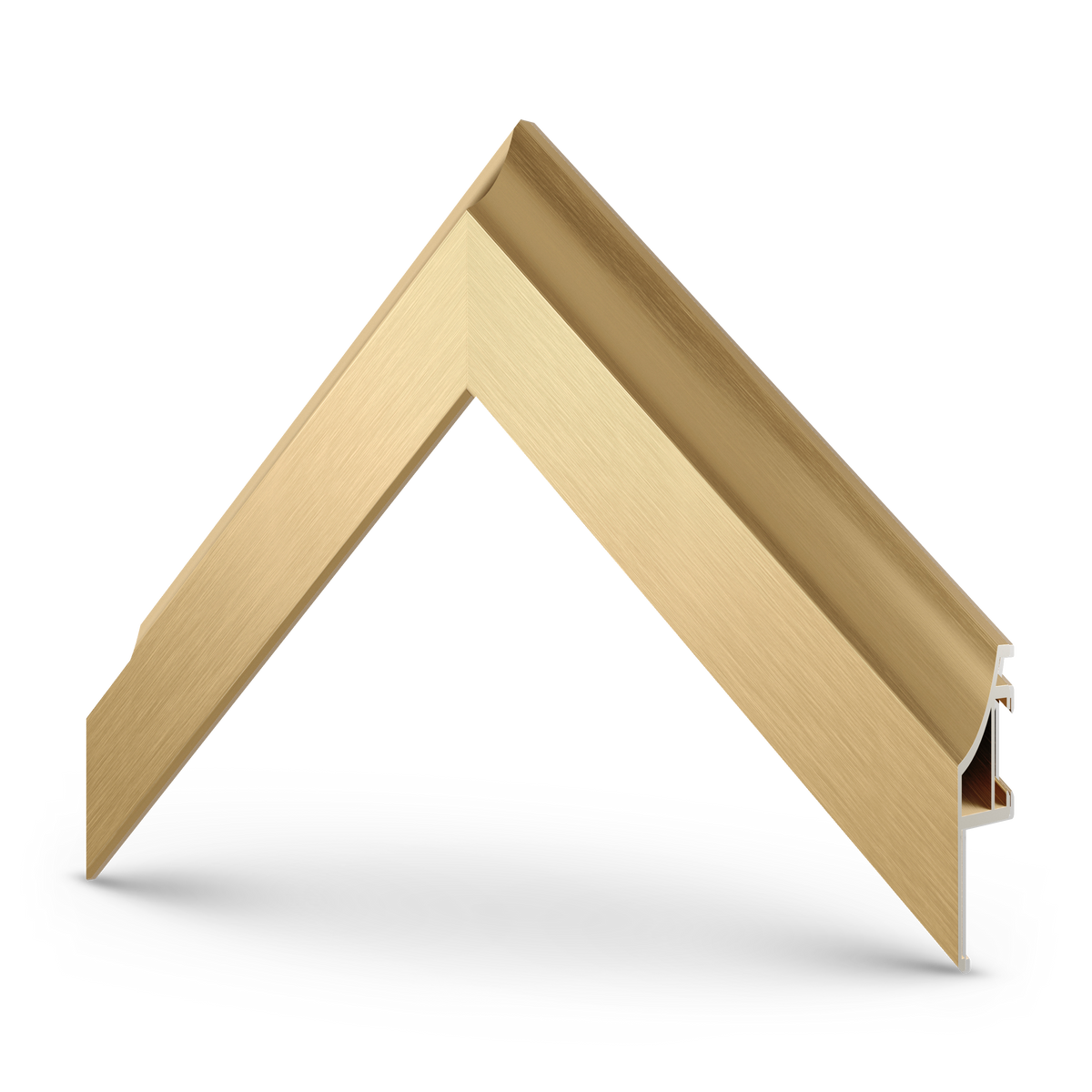 Pale Gold - Alloy Scoop Samsung Frame Bezel