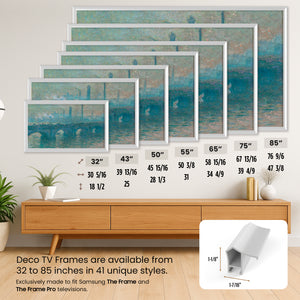 Pure White - Alloy Prismatic Samsung Frame Bezel