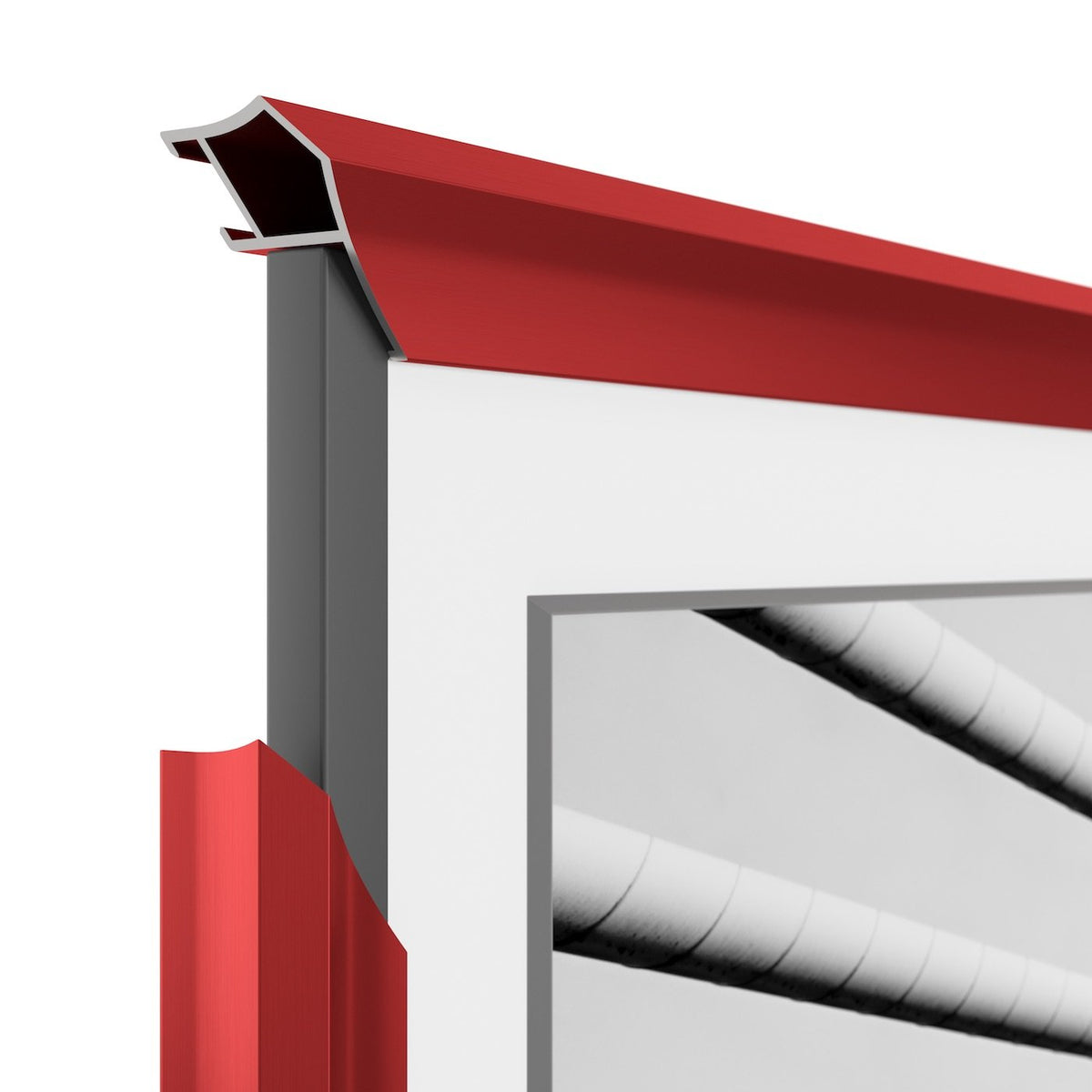 Candy Apple Red - Alloy Prismatic Samsung Frame TV Bezel