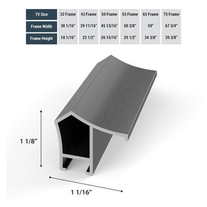 Graphite - Alloy Prismatic Samsung Frame Bezel