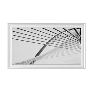 Pure White - Alloy Prismatic Samsung Frame Bezel