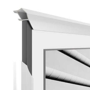 Pure White - Alloy Prismatic Samsung Frame Bezel