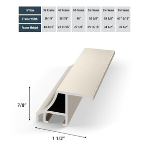 German Silver - Alloy Scoop Samsung Frame Bezel