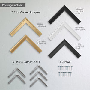 Dealer Samples Wall Display - Alloy Top 5