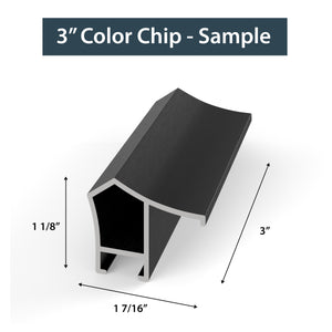 SAMPLE - Anodized Black Alloy - Profile: Prismatic