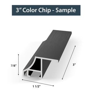 SAMPLE - Anodized Black Alloy - Profile: Scoop