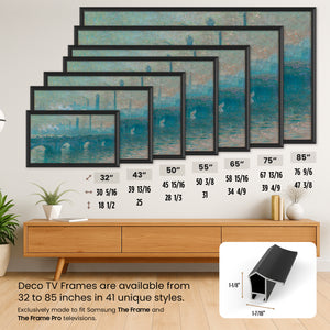 Anodized Black - Alloy Prismatic Samsung Frame Bezel