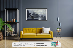 Anodized Black - Alloy Scoop Samsung Frame Bezel