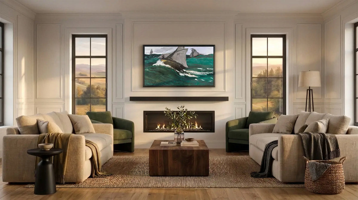 Anodized Black - Alloy Prismatic Samsung Frame TV Bezel