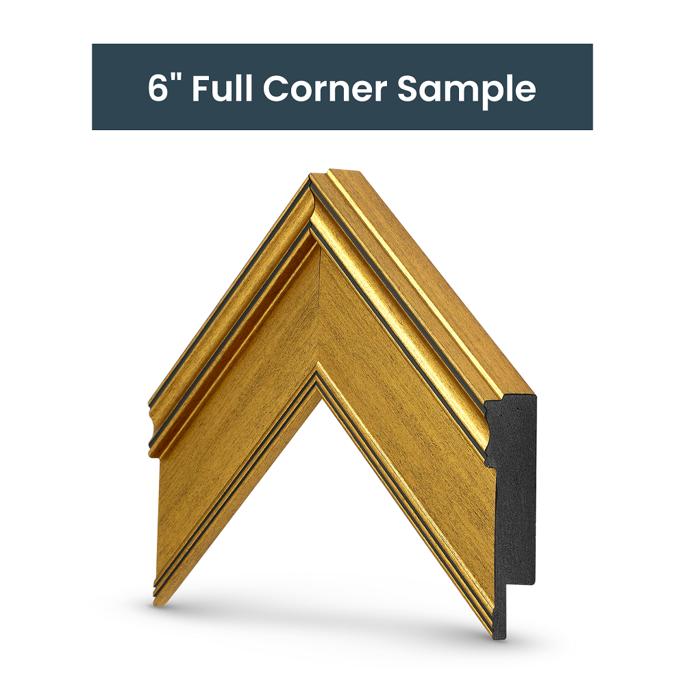 Deco TV Frames Samsung the Frame TV Antique Gold Sample