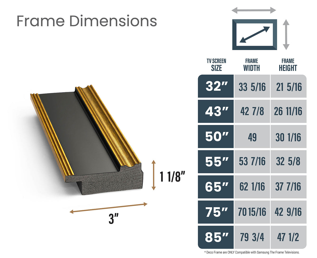 Antique Gold & Black Deco Sample