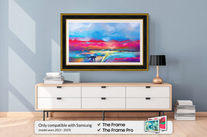 Antique Gold & Black Deco Frame