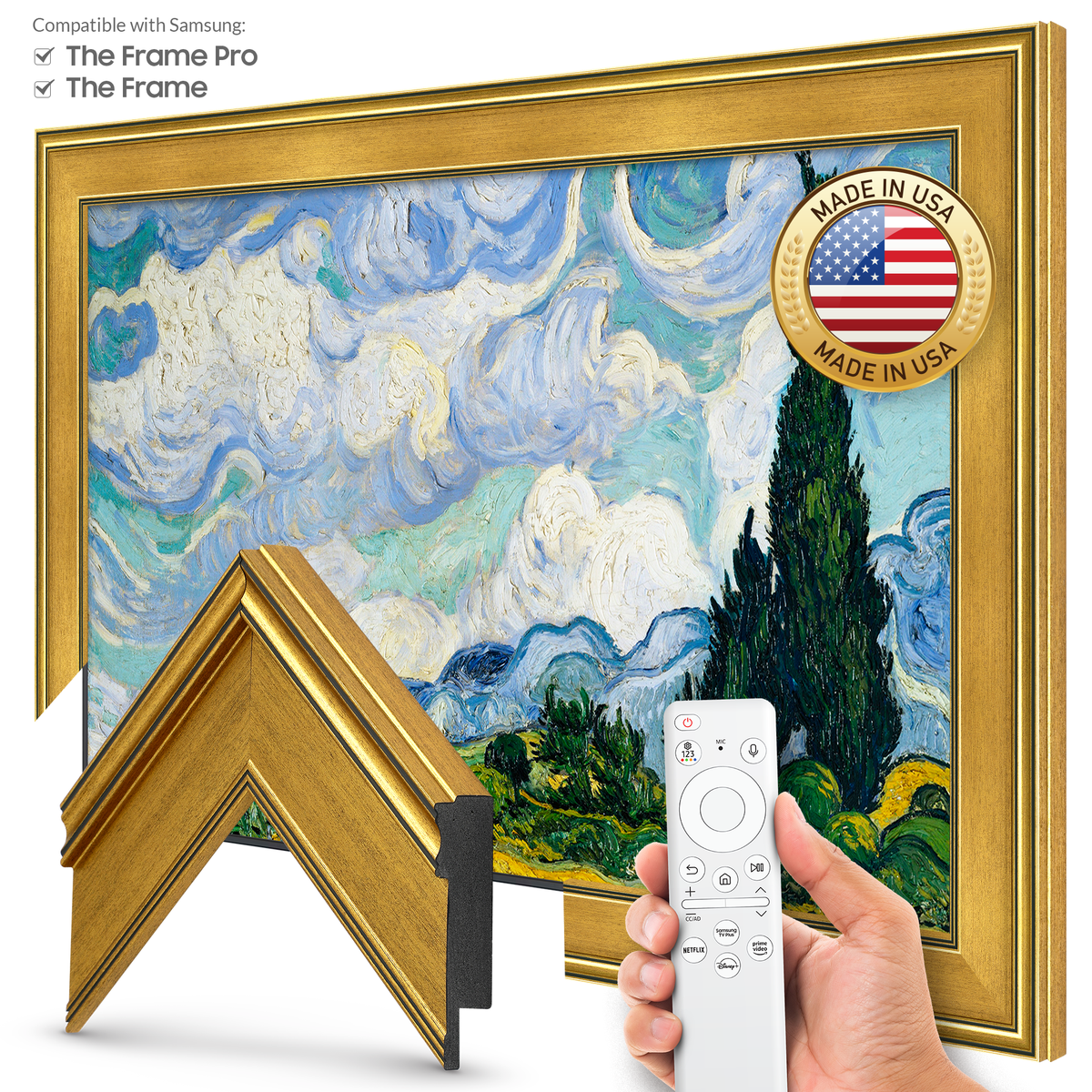 Antique Gold Deco Frame