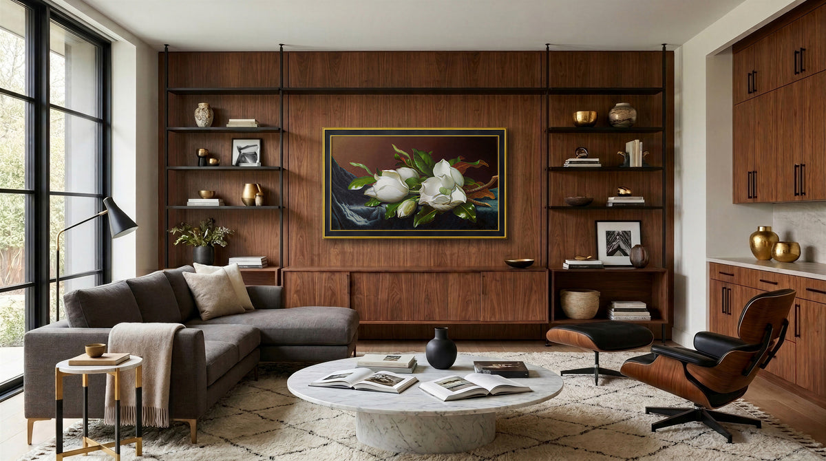 Antique Gold & Black Deco Frame