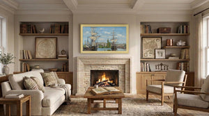 Antique White Deco Frame