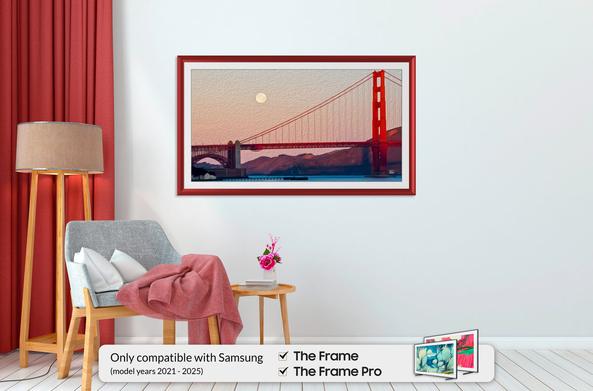 Candy Apple Red - Alloy Prismatic Samsung Frame Bezel